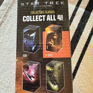 Star Trek Spock Collectible Drinking Glass Burger King 2008 Paramount